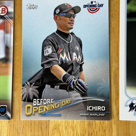 Miami Marlins 12 Card Lot NM Sandy Alcantara 2018 Topps Chrome RC Marte Refractr - Picture 12 of 13